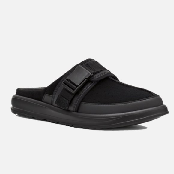 NWOB UGG Men's Kick It Slide Black Size 16 - Picture 1 of 12